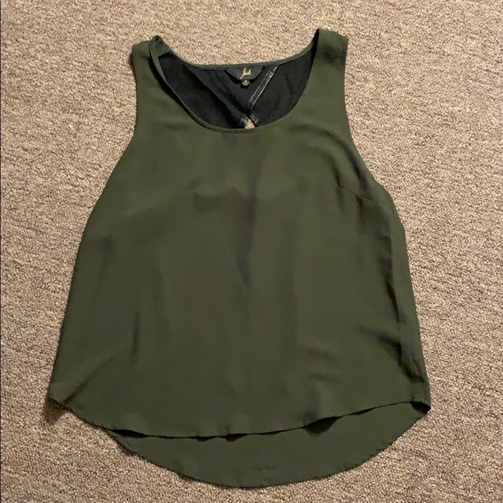 Green blouse